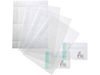 Durable Crystal Sign® Insteekfolies voor Deurnaambordjes, 148 × 148 mm, Transparant (pak 10 stuks)