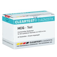 HCG - Schwangerschafts-Teststreifen, einzeln Cleartest (20 Stück) , Detailansicht