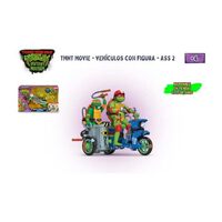 VEHICULO CON FIGURA TORTUGAS NINJA