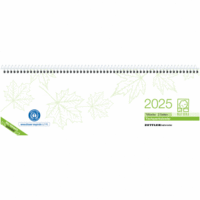 Schreibtischquerkalender 28,6x9,9cm 1 Woche/2 Seiten RC 2025