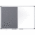 Kombitafel Maya Filz/Whiteboard magnetisch 120x120cm grau