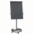 Flipchart funktionell mobil Tafel 70x100cm dunkelgrau