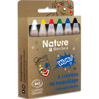 GRIM TOUT Boîte de 4 crayons de maquillage certifiés bio naturel - WOW! Idéal pour le maquillage simple - produit supprimé à épuisement du stock