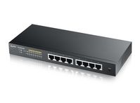 ZyXEL Switch 10-1000 8xTP GS1900-8HP V3 8xPoE+