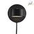 LED Wandleuchte CLYDE, 5W, 2700K, 350lm, IP20, 3-Step MOODMAKER, schwarz