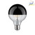 LED Deko-Globe G95 Kopfspiegel SCHWARZ Chrom, 230V, E27, 6.5W 2700K 600lm