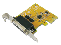 IO Sunix PCIe 2x Seriell SER6437AL Low-Profile +++ ! Reine Low-Profile Karte / L