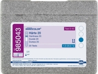Tubos de ensayo NANOCOLOR® Dureza Rango de medición 1,0-20,0°d 0,2-3,6 mmol/l 5-50 mg/l Mg2+ 10-100 mg/l Ca2+
