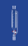 250ml Embudos de decantación cilíndricos con tubo de compensación de presión vidrio de borosilicato 3.3