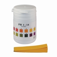 Papierki wskaźnikowe pH LLG w paskach Zakres 1 ... 14 pH