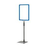 Promotional Display / Poster Stand "C Series" | blue, similar to RAL 5015 A5