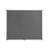 Bi-Office Display Case Enclore Top Hinged Fire Retardant, Grey Felt, Aluminium Frame, 92,4x65,3 cm (8xA4) Front Image Closed