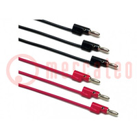 Cables de medición; Utrab: 30V; Itrab: 15A; cables de medición x2