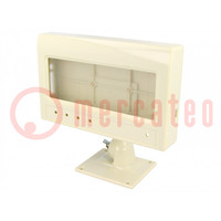 Enclosure: for devices with displays; A: 151mm; B: 94mm; ABS