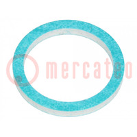 Gasket; composite; Thk: 2mm; Øint: 16mm; Øout: 20mm; M16; -40÷300°C