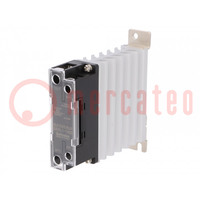 Relay: solid state; Ucntrl: 10÷30VDC; 25A; 48÷480VAC; SRHL1