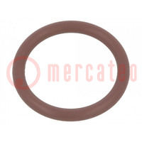 O-ring gasket; FPM; Thk: 3mm; Øint: 22mm; brown; -20÷200°C