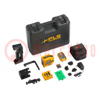 Laser level; Meas.accur: ≤3mm @ 0÷10m; Range: 30m; Laser class: 2