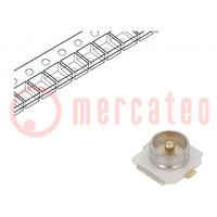 Connector: U.FL (IPX/AMC); socket; 50Ω; SMT; male; cut from reel