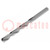 Drill bit; for metal; Ø: 6mm; Features: hardened