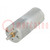 Motor: DC; with gearbox; LP; 6VDC; 2.4A; Shaft: D spring; 15rpm