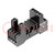 Socket; PIN: 11; 10A; 240VAC; H: 42mm; W: 28mm; for DIN rail mounting