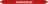Mini-Rohrmarkierer - Ausblasdampf, Rot, 0.8 x 10 cm, Polyesterfolie, Seton