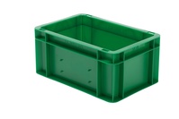 Stapelbehälter grün, 300x200x145 mm, Wände und Boden geschlossen | KB8774