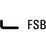 FSB PT-Knopf, Randhöhe 14 mm, DL-R, Aluminium Mod. 846, eloxiert F1, fest auf Rosette