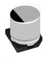 Panasonic EEEFK1E101SP capacitors Zwart, Grijs Vaste condensator Cylindrisch 1000 stuk(s)