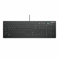 CHERRY AK-C8112 teclado USB QWERTZ Alemán Negro, Blanco