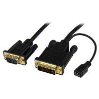 StarTech.com Câble adaptateur DVI vers VGA de 91cm - Convertisseur actif DVI-D vers HD15 - M/M - 1920x1200