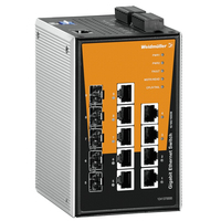 Weidmüller IE-SW-PL09M-5GC-4GT Managed Gigabit Ethernet (10/100/1000) Zwart, Oranje, Zilver