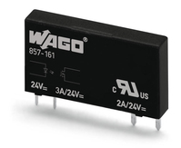 Wago 857-161 power relay Zwart