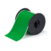 Brady 142007 label-making tape Black on green