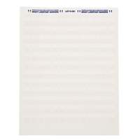 Brady LAT-27-361-1 Druckeretikett Transparent, Weiß Selbstklebendes Druckeretikett