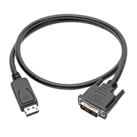 Tripp Lite P581-003 adapter kablowy 0,9 m DisplayPort DVI-D Czarny