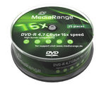 MediaRange MR403 lege dvd 4,7 GB DVD-R 25 stuk(s)