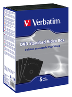 Verbatim Empty Standard DVD Cases Noir