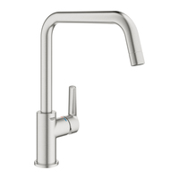 GROHE 30470DC0 kitchen faucet Steel