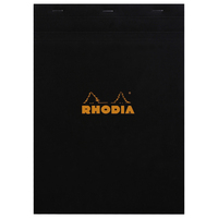 Rhodia 182009C bloc-notes A4 80 feuilles Noir