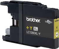 Brother LC-1280XLY inktcartridge 1 stuk(s) Origineel Hoog (XL) rendement Geel