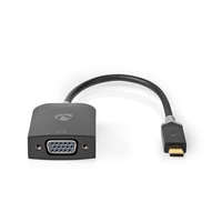 Nedis CCBW64852AT02 USB grafische adapter 1920 x 1200 Pixels Antraciet