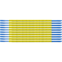 Brady SCNG-07-B cable marker Black, Yellow Nylon 300 pc(s)