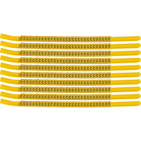 Brady SCNG-18-C segnacavo Nero, Giallo Nylon 300 pezzo(i)