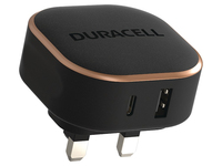 Duracell DRACUSB20-UK mobiltelefon töltő Fekete