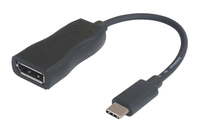Microconnect 0.2m USB C - DP USB-Grafikadapter 3840 x 2160 Pixel Schwarz