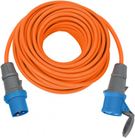 Brennenstuhl 1167650625 power extension 25 m 1 AC outlet(s) Indoor/outdoor Blue, Orange