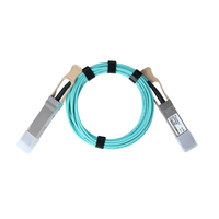 BlueOptics Q28-AOC-5M-VA-BO Glasvezel kabel QSFP28 OM3 Aqua-kleur