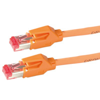 Draka Comteq S/FTP-Patch Cat6 20m Netzwerkkabel Orange